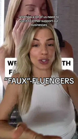 My take on this snippet about “faux”-fluencers 
