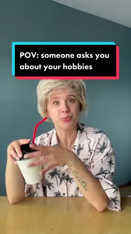 POV: someone asks you about your hobbies… and you don’t have any😂