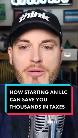 How Starting an LLC Can Save You THOUSANDS In Taxes #taxes #llc #entertainment 