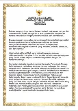 UUD 1945#kemerdekaanindonesia #hutri78indonesia