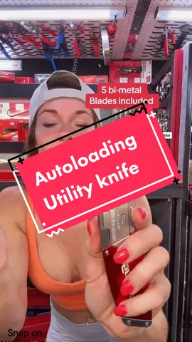 A total workhorse, a fav on the truck #snapontools #snapon #boxopening #utilityknife #snaponwomen #mechanic #handytools 