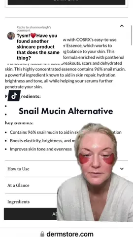 Replying to @shannonleigh #greenscreen Snail mucin alternative or addition. This saved my skin! #snailmucinalternative #snailmucinallergy #experimentsupersaturated #skincare #skincareroutine #glycerinskincare 