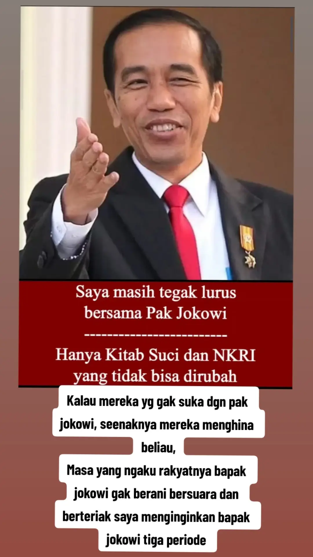 Tiga periode #jokowi3periode #3periode #cekk #kamibersamajokowi 