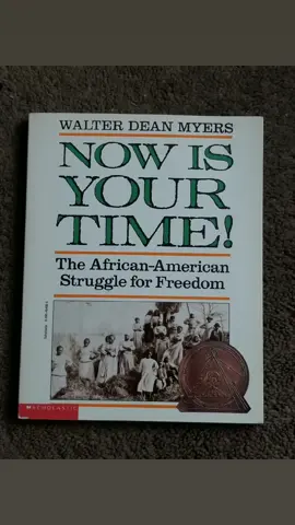 Now Is Your Time! The African-American Struggle for Freedom (Softcover Book)  Walter Dean Myers is a New York Times bestselling and critically acclaimed author who has garnered much respect and admiration for his fiction, nonfiction, and poetry for young people.  Winner of the first Michael L. Printz Award, he is considered one of the preeminent writers for children. He lives in Jersey City, New Jersey, with his family. https://merc.li/zdbZ6EhYb?sv=0