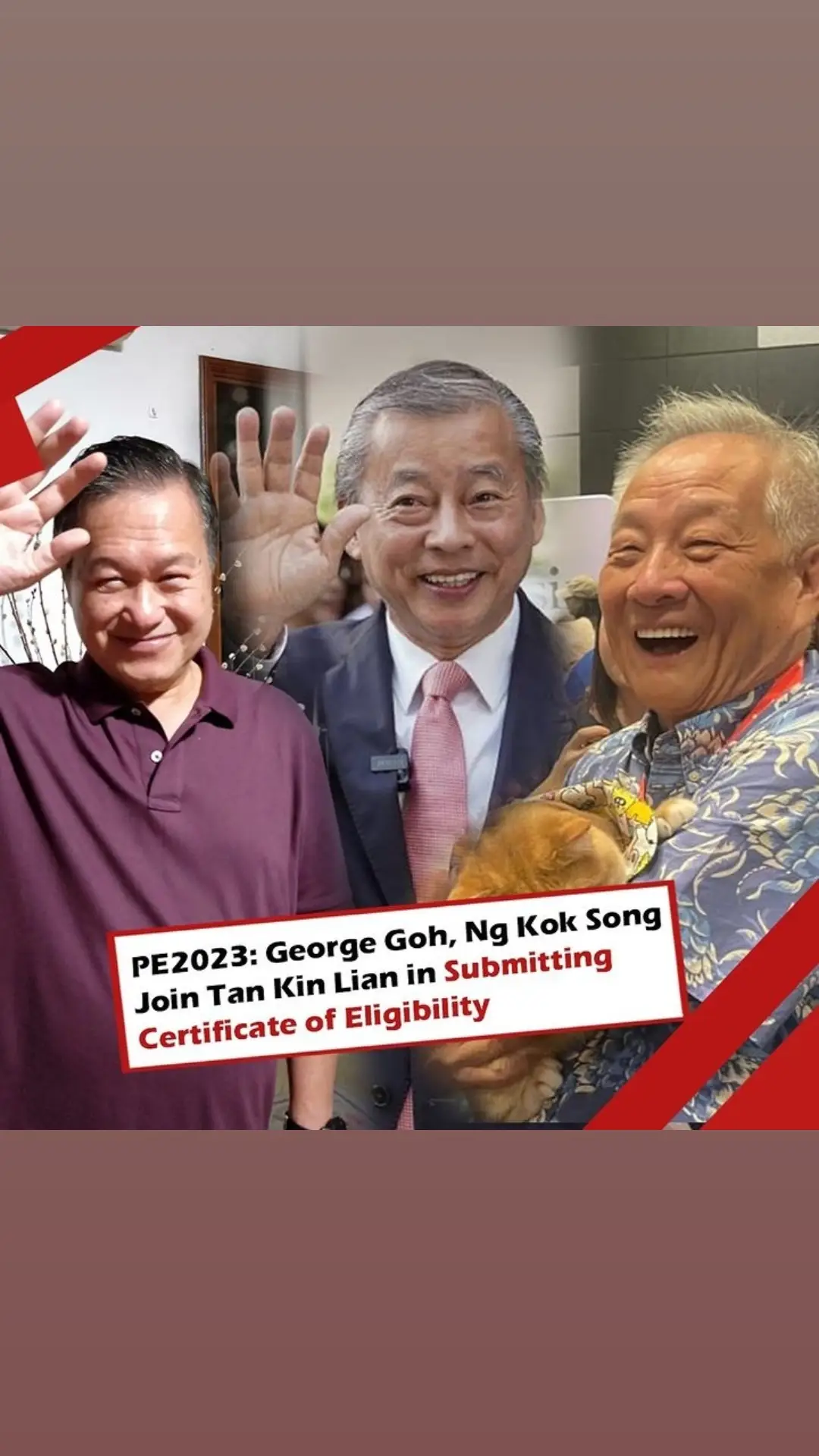 Businessman George Goh and ex-GIC chief investment officer Ng Kok Song have submitted their Certificate of Eligibility (COE) for the upcoming Presidential Election. Goh submitted his COE earlier today, while Ng turned in his forms yesterday. They now join former NTUC Income chief Tan Kin Lian, who reportedly submitted his COE some 3 weeks ago. The eligibility of Goh and Tan will be assessed based on the private sector deliberative track. Goh does not automatically qualify as he does not manage one company that has S$500 million in shareholders' equity. Tan qualified in PE2011 under the private sector deliberative track for his position as NTUC Income chief. However, it is uncertain whether he will be allowed to run this time as it is up to the Presidential Elections Committee to decide if NTUC should be considered a cooperative rather than an enterprise. Ng will be assessed under the public sector deliberative track as his role as chief investment officer does not make him the top executive of GIC. If Goh, Tan and Ng qualify, they will contest PE2023 with former deputy prime minister Tharman Shanmugaratnam, who resigned from parliament and as a PAP member and Jurong GRC MP to run for president. More: https://redwiretimes.com Follow us! https://facebook.com/redwiresg https://instagram.com/redwiresg #singapore #sgpe2023 #pe2023 #georgegoh #ngkoksong #tankinlian #tharman #sgviral #tiktoksg 