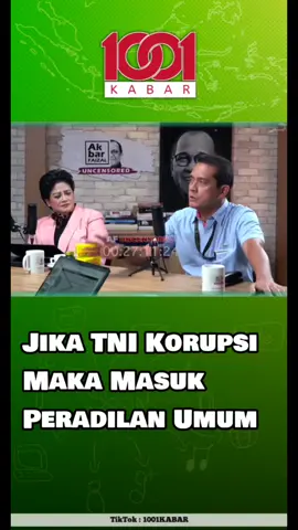 Jika TNI Korupsi Maka harus Masuk Peradilan Umum #tni #basarnas #kpk 