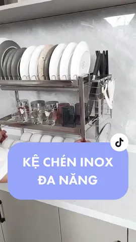 Kệ chén đa năng inox 304 cao cấp không gỉ, dùng rất bền luôn nha cả nhà #kechen #kechenbatdanang #dogiadung #giadungtienich #xuhuong 