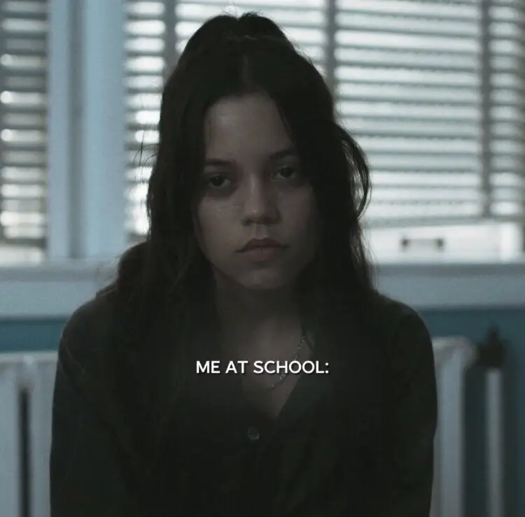 I actually like school but I always get so tired after it😭 || #jennaortega #wednesdayxshine #foryoupage #trending #fyp #jennaortegaedit #thefallout 