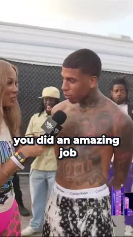 Brittney Renner interviews NLE Choppa #rollingloud #brittneyrenner #nlechoppa #nle #interview #foryourpage 
