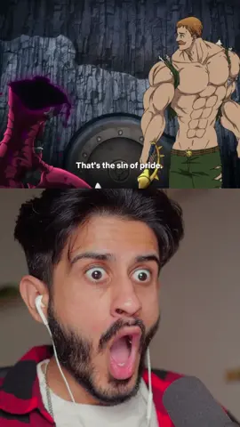 THE DISRESPECT!! #nanatsunotaizai #meliodas #escanor #anime #reaction #fyp #xyzbca