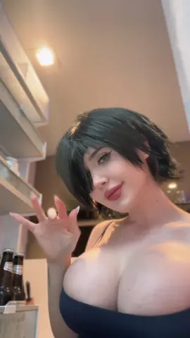Himeno’s late night snack #chainsawman #cosplay #chainsawmanedit 