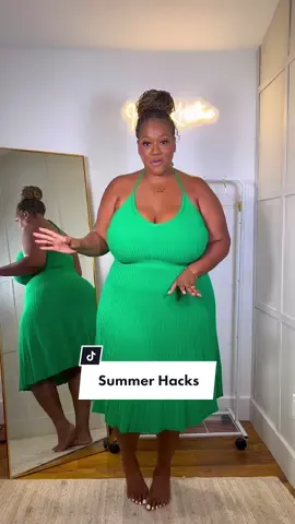 Ladies! The Summer heat wave is upon us. Here’s some tips to help your survive the season!  Anti-chafe: @HIKI @Megababe Body Wipes: @Cetaphil US  Spray: @dove  Green screen video from @Oscar!