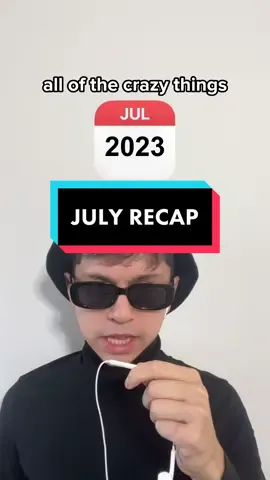 I had to dedicated a whole rap about July because there was just too many things happening 😭😭 TW// Ben Shapiro #RapRecap #2023 #July #Barbie #fyp 