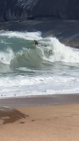 Better comes in the end 😂 #skimboarding #shorebreak 