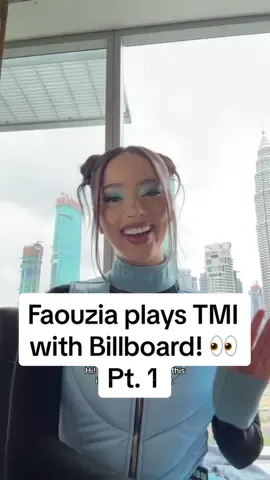 @faouzia plays TMI with Billboard! ✨📕 Head to our profile for Pt. 2!  #tmi #gettoknowme #newmusic #minefields #tearsofgold #bornwithoutaheart #dontcallme #lalala #dance #electric #booklover #BookTok 