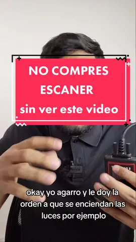 ¿QUE ESCANER COMPRAR? cualquiera con estas funciones si quieres convertirte en especialista en electrónica automotriz agregate a nuestros cursos privados