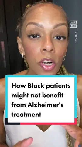 A new Alzheimer's treatment is showing promise... just not for Black patients. #health #Alzheimer's #doctors #brain 