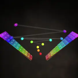 Playing with different of frequencies of #oscillation.  #pattern #frequency #harmonics #xylophone #mathart #harmonicpattern #satisfying #satisfyingvideo