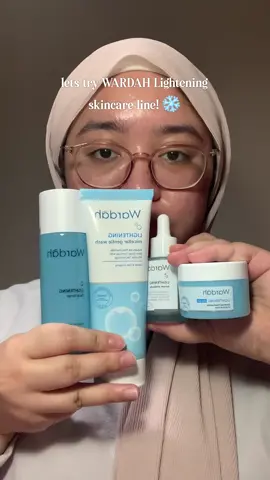 if you have dull skin, i recommend trying the @Wardah Malaysia Store lightening skincare series!! it helps to lighten skin and has lightweight texture as well. so far, im really loving this!!  #wardahbeauty #wardhlighteningseries #skincare 