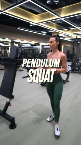 PENDULUM SQUAT 🔥 Does your gym have this machine? #squat #foryou #GymTok