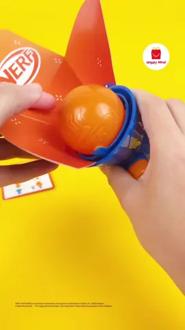 3, 2, 1, launch! Set up your Happy Meal NERF toys and scan the QR code on your toy to play online. #happymealtoy #mcd #nerf #nerfornothin