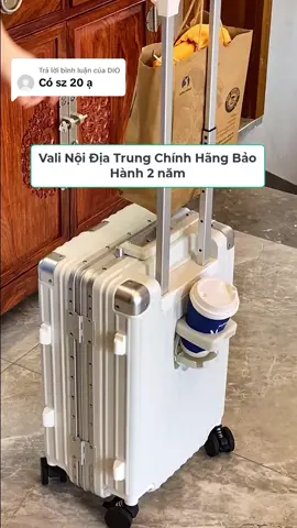 Trả lời @DIO Mẫu vali này có Size 20 nha b , Link sản phẩm shop gắn ở video ạ #vali #dulich #trending #xuhuong 