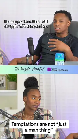 The clip yetserday sparked a lot of controversy but we just want to be open to help other people talk about the hard things.  Everything we do, we tie back to God. Not religion, but God — because without Him we are nothing.  Listen to the full episode on apple podcasts and watch full clips on YT: thekingdomassistant  #marriagetok #marriedlife #temptations #menoftiktok #fy #podcast #podcaster #marriedtok #infidelity 