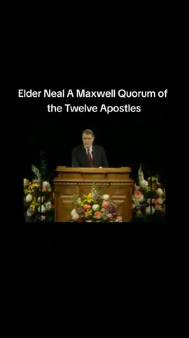 His gospel insights are so profound. What came to your mind as you listened? Elder Neal A Maxwell 