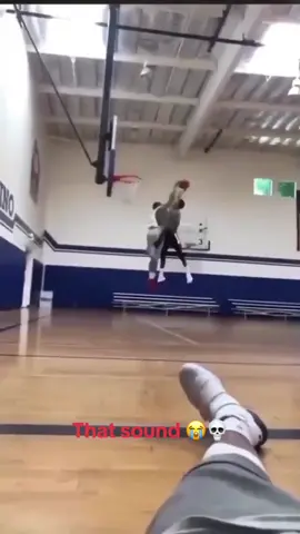Bro just got POPPED 💀🥲 @tyus_dennis/ig #basketball #block #wow 