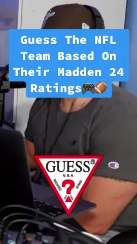 Guess The NFL Team Based On Their Madden 24 Ratings🎮🏈 #madden #Madden24 #guessthenflteam #nflfootball #nfltiktok #fypnfl #fyp 