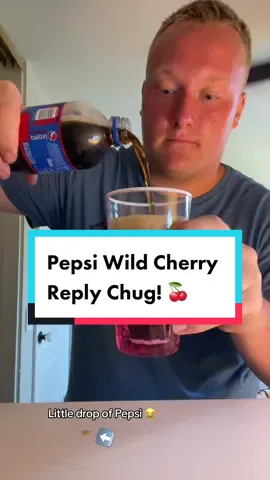 Replying to @gift Wild Cherry Pepsi chug! What’s next? #pepsi #chug #chugging #chugger #drinking #replychug 