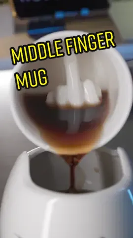 Sip with style, laugh with friends! Our Middle Finger Mug is the perfect blend of quality and humor. Follow for more unique finds! #tiktokmademebuyit #ASMR #prank #middlefingermug #mug #mugprank 