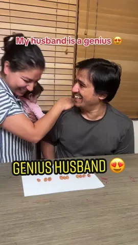 Genius husband 😍#shantaandfamily #nepalimuser #gunaguni #nepalicouple #budabudi #game 