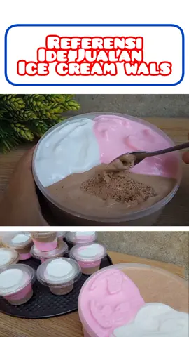 Kalau Cara Dan Takaran nya Sama pasti Anti Gagal!!! Resep Simpel Bikin Ice cream wals #idejualan #resepterbaru2023 #icecreamwals  #jajanananakanak #fyp #jajanankekinian 