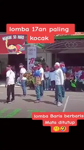 focus bapak kaos putih dg pedenya mana kanan mana kiri 🤭🤣🤣#barislucu #lombabarisberbaris #lomba17an #lucu_ngakak #fyp 
