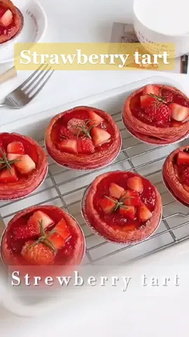Strawberry tart(the recipe is at the end of vid❤️) Would you like this Strawberry tart? 🥰 #tart #dessert #strawberry #cake #fyp #bakery #EasyRecipes #cakes #food #baker #homemade #Foodie #yummy #foodporn #delicious #sweet #Love #cooking #foodstagram #homebaker #deliciousrecipes #instadaily #easyfood #delish #goodfood