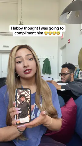 Hubby thought I was going to compliment him 😂😂😂🤣 #fun #lingandlamb #couple 