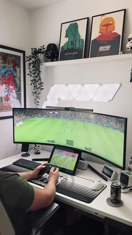 This has gotta be the best way to play #fifa surely? Football is coming back 🔥 #fifa23 #football #mancity #xboxgaming #xboxgamepass #ultrawidemonitor #ultrawide #gamingpc #GamingSetup #nzxt #samsung #samsungodyssey 