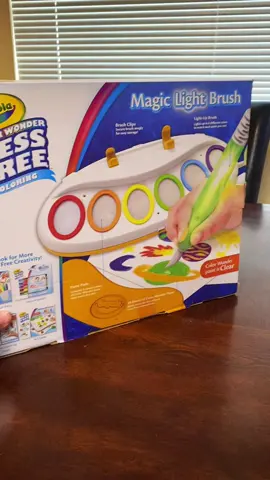 How fun and cool is this paint set! Completely mess free! Search for “Crayola Color Wonder Magic Light Brush” #amazonfind #amazonfinds #momfinds #momlife #momhack #magicpaintbrush #magicpaintset #crayola #magiclightbrush #toddlersoftiktok #arts #messfree 