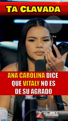 Ana Carolina dice estás palabras a Vitaly Sánchez #alofoke en la transmisión en vivo de Alofoke radio show