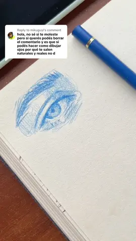 Replying to @mikuguyi an eye 🫶🏻 #drawing #drawingprocess #sketchbook #sketch #eyedrawing #artistsoftiktok 