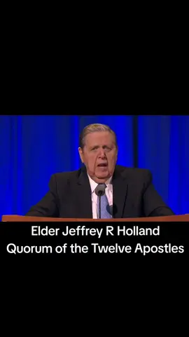 Elder Jeffrey R Holland 