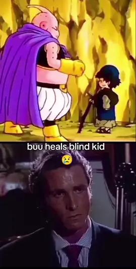 buu heals blind kid (he wasn't all bad) 😔 #dragonball #majinbuu #buu #sad #short #shorts #shortvideo #anime 