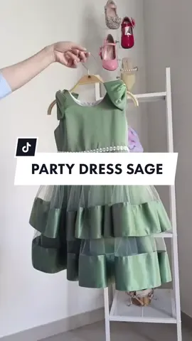 Dress Pesta Anak Warna Sage nya cakep pollll, Tampil cantik pakai dress super cute ini😍 #dresspestaanak #dresssagegreen #dressanakperempuan #gaunpestaanak #dressimport 