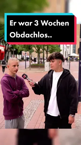 Er war 3 Wochen Obdachlos 😢  #fy #foryou #foryoupage #fyp #fypシ゚viral #fypage #foryoupage❤️❤️  #foryoupageofficiall #fürdich #fürdichpage #fürdichseiteシ #viralvideo 