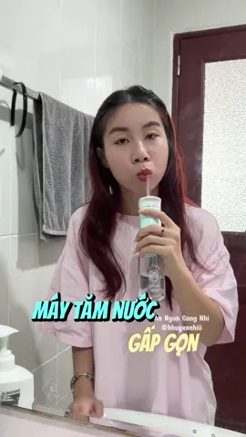Máy tăm nước gấp gọn hangy #BoxStudio #LearnOnTikTok #MuataiTiktokshop #hm23 #tamnuochangy #tamnuocgapgon #tiktokshopaffiliate 