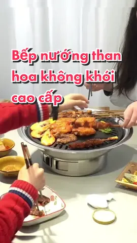 Bếp nướng than hoa không khói cao cấp kiểu Hàn Quốc, tiện dụng, phù hợp cho gia đình nhỏ của bạn #bepnuong #bepnuongthan #bepnuongthanhoa #bepnuongthanhoacaocap #bepnuongthanhoakhongkhoi 