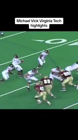A real life cheat code #michaelvick #mikevick #virginiatechfootball #CollegeFootball 