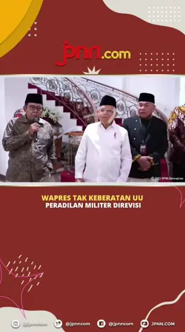 Wakil Presiden Ma'ruf Amin menilai Undang-Undang (UU) Nomor 31 Tahun 1997 tentang Peradilan Militer layak untuk direvisi agar lebih sesuai dengan tuntutan zaman. #UUPeradilanMiliter #RevisiUU #WapresMarufAmin #fyp #idbreakingnews 