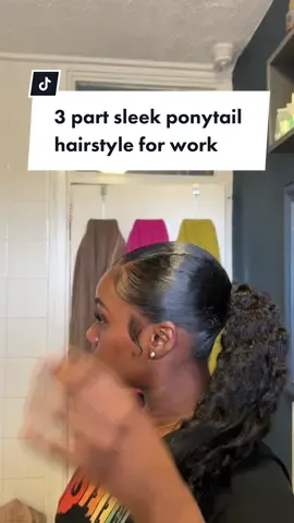 Quick work hairstyle #hairstyle #hairtok #hairtutorial #sleekponytail #curlyhair #curlyhairtutorial #hairroutine #naturalhair #naturalhairstyle #hair #haircare #hairtransformation #hairstylist #sleekbun #sleekponytailtutorial #work #workhair #hairjourney #blackgirlhair #hairfyp #fyp